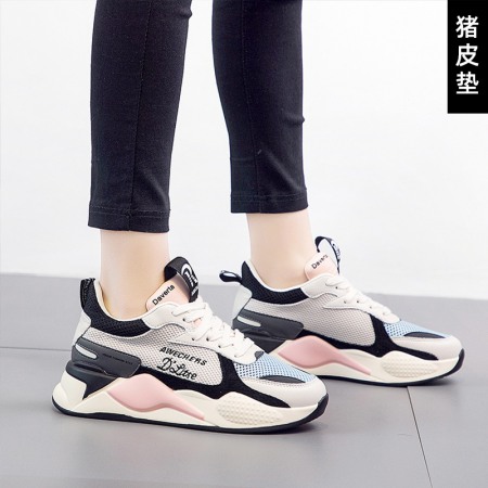 Women's New Autumn Trend Breathable Thick-Soled Sports Shoes Running Casual Shoes
